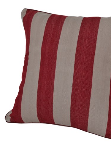 Декоративные подушки Rhode Island Stripe Бордовый/Дымчатый (redwine-warmgray)